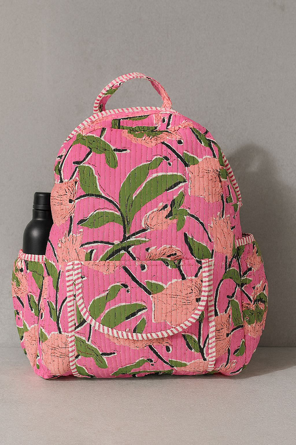 Blush & Bloom Handmade Quilted Backpack