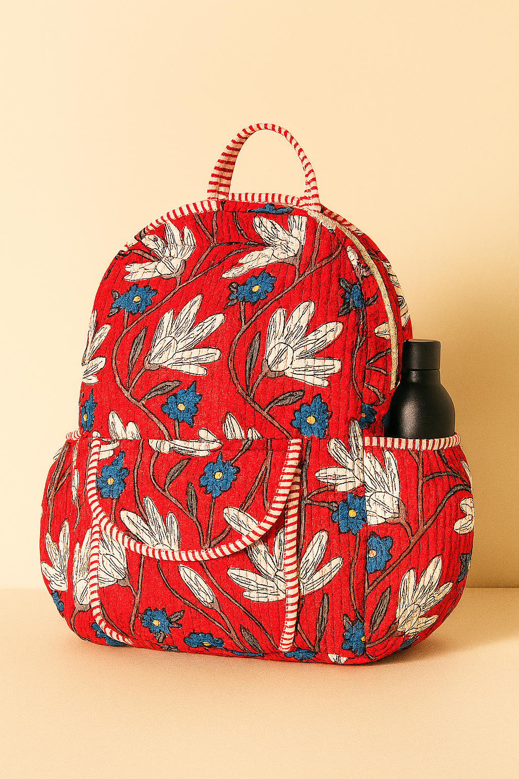 Spiced Garden Handmade Quilted Backpack