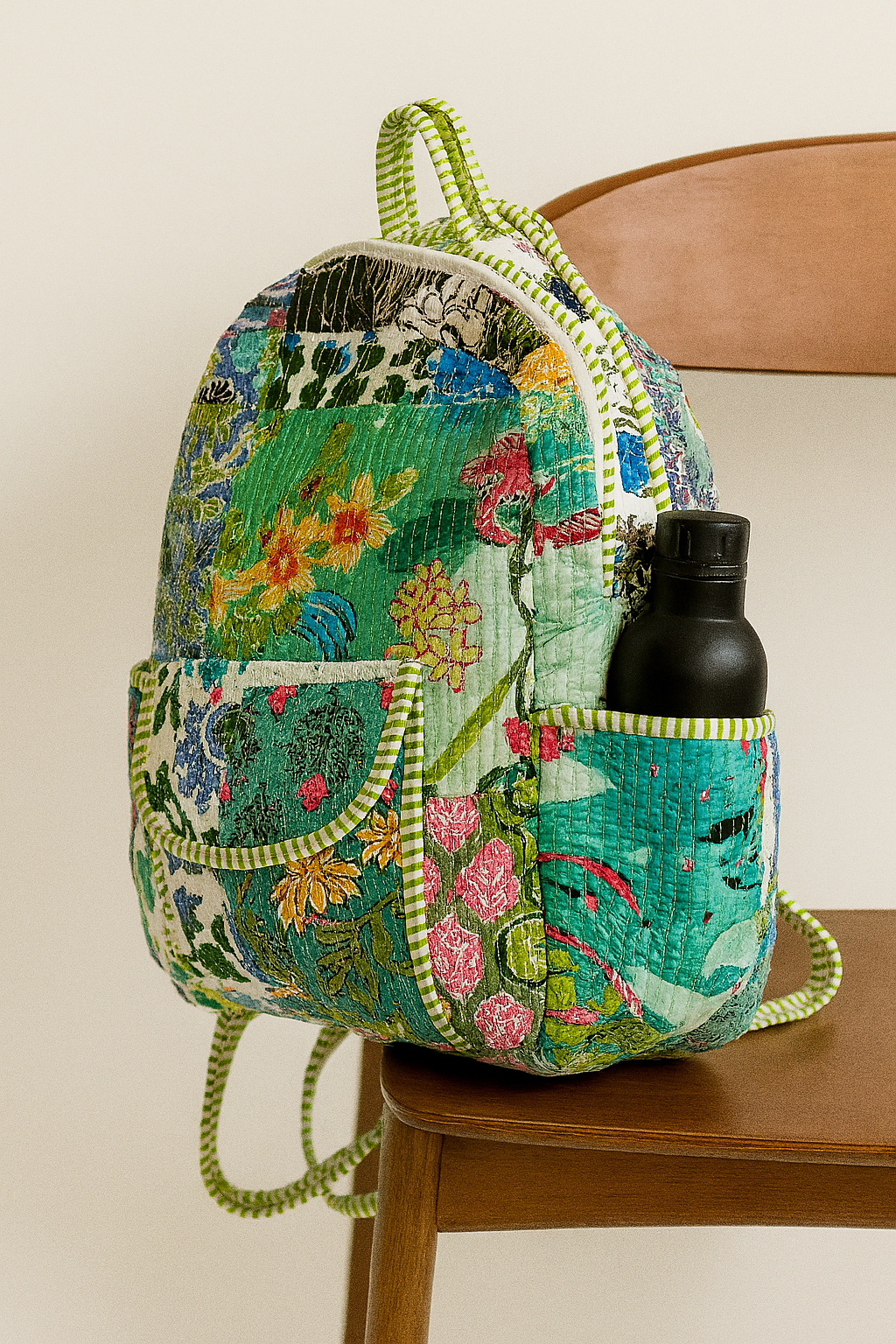 Greendale Handmade Quilted Backpack