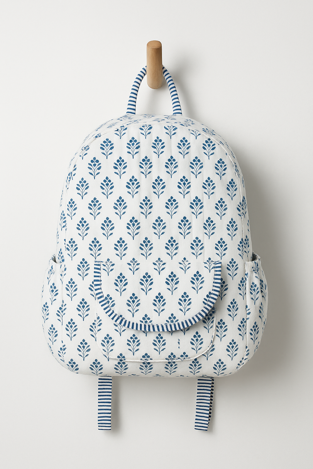 Morning Glory Handmade Quilted Backpack