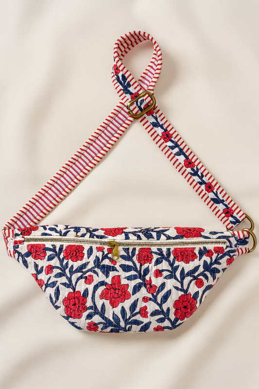 Zeba Handmade Quilted Bum Bag