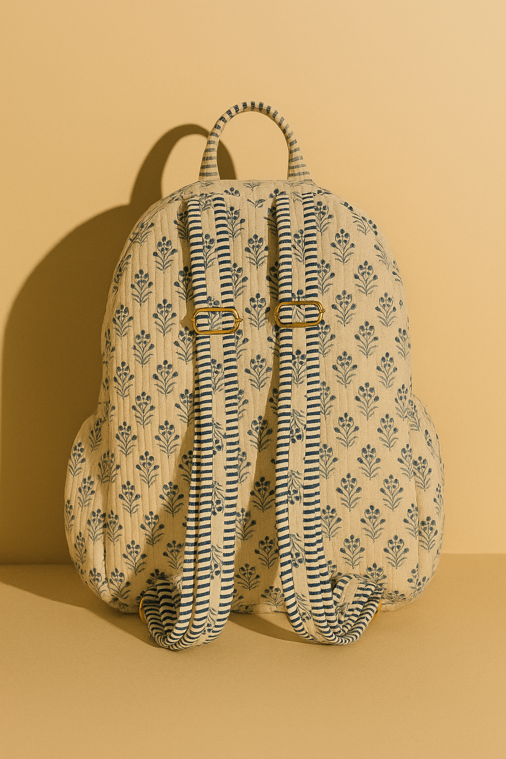 Morning Glory Handmade Quilted Backpack