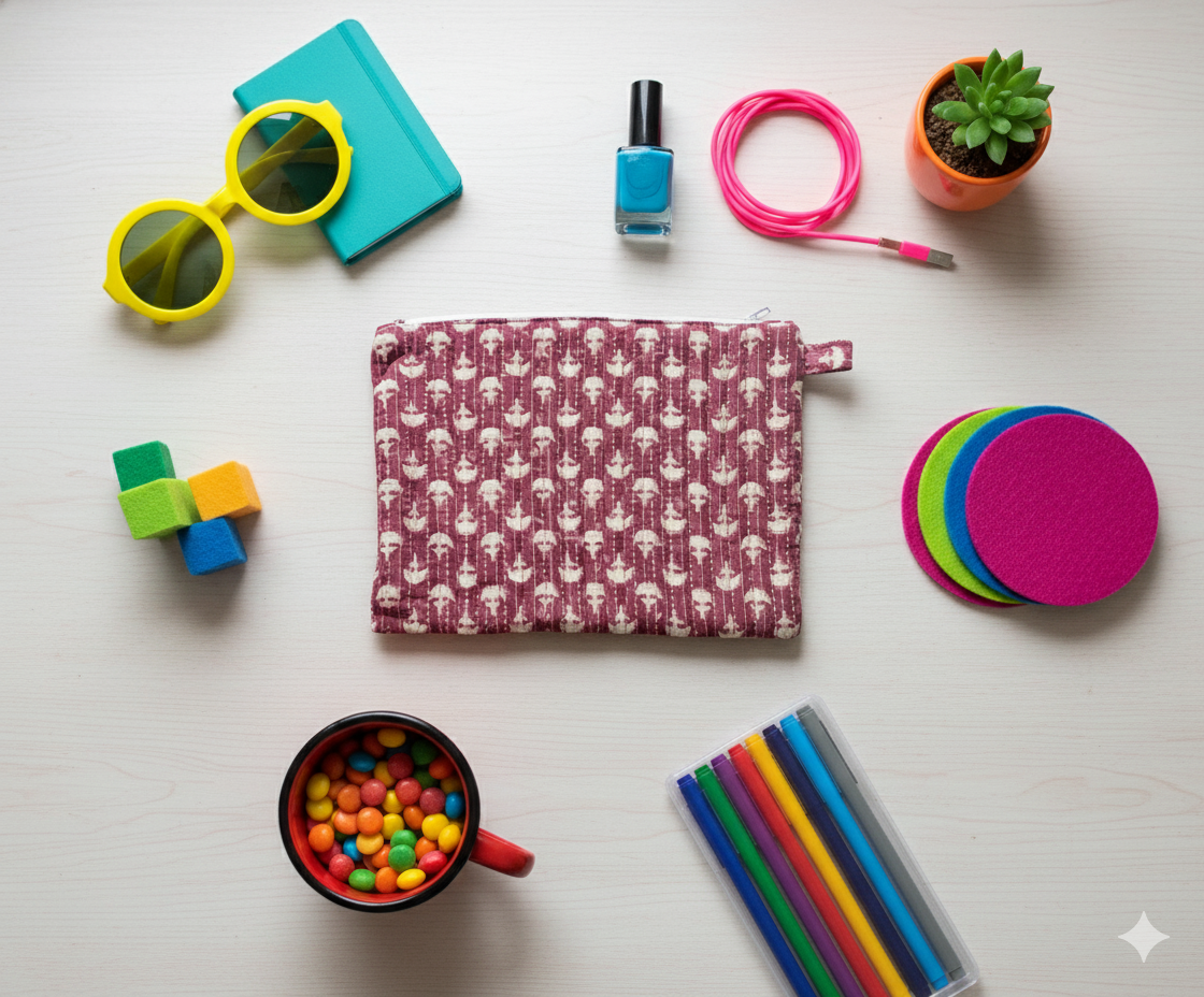 Cuddle Carry Handmade Quilted Pouch