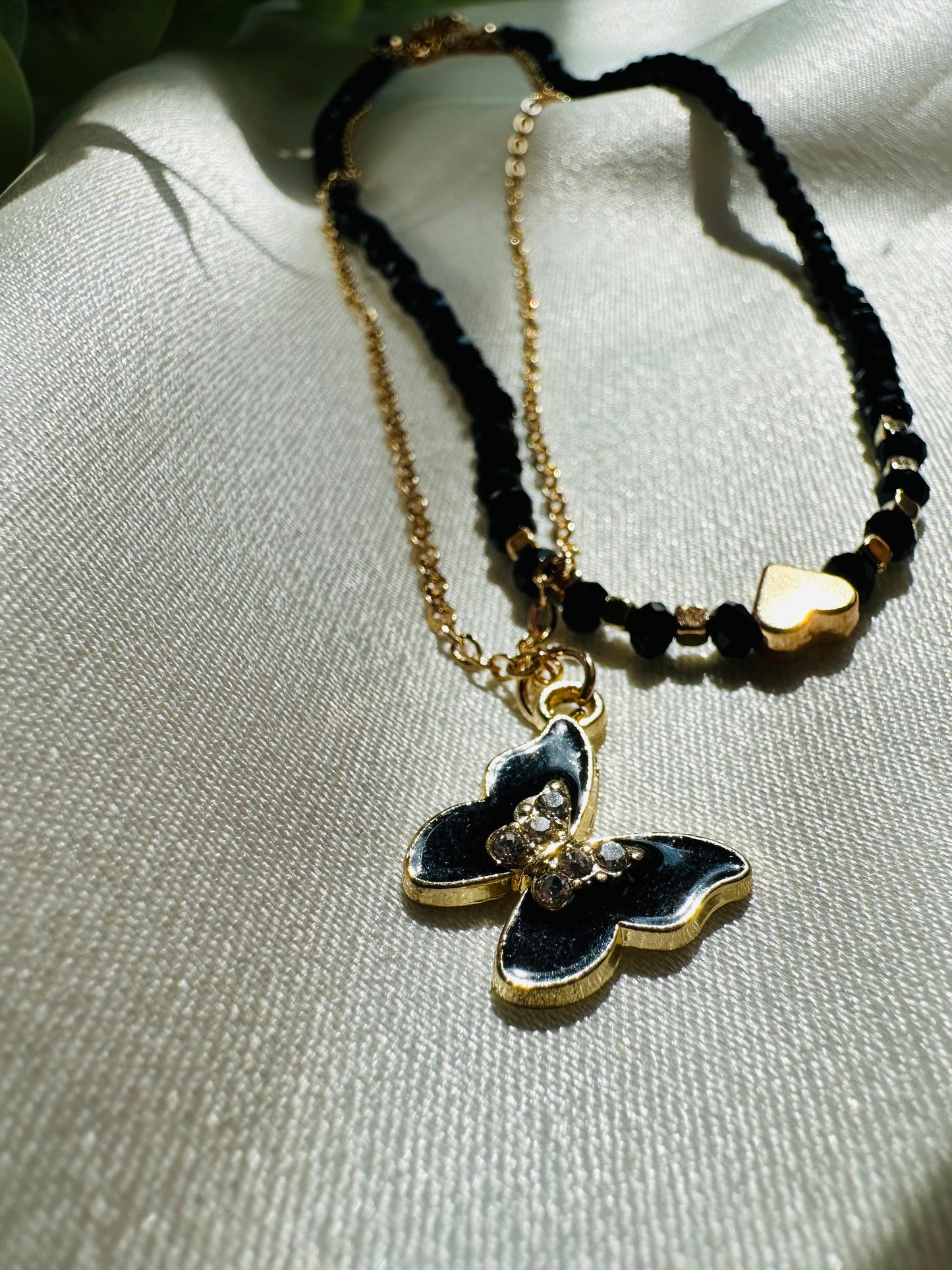 Butterfly Love Layered Necklace