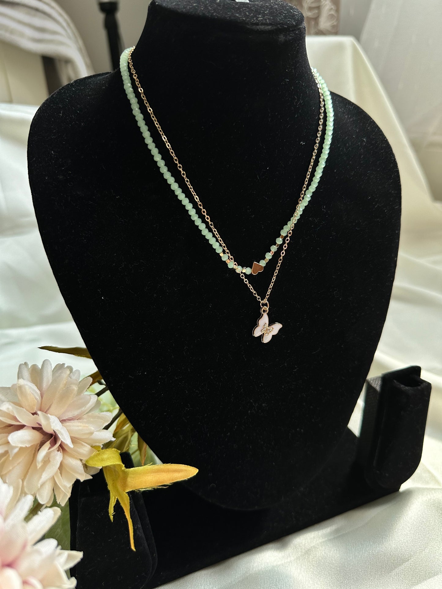 Butterfly Love Layered Necklace