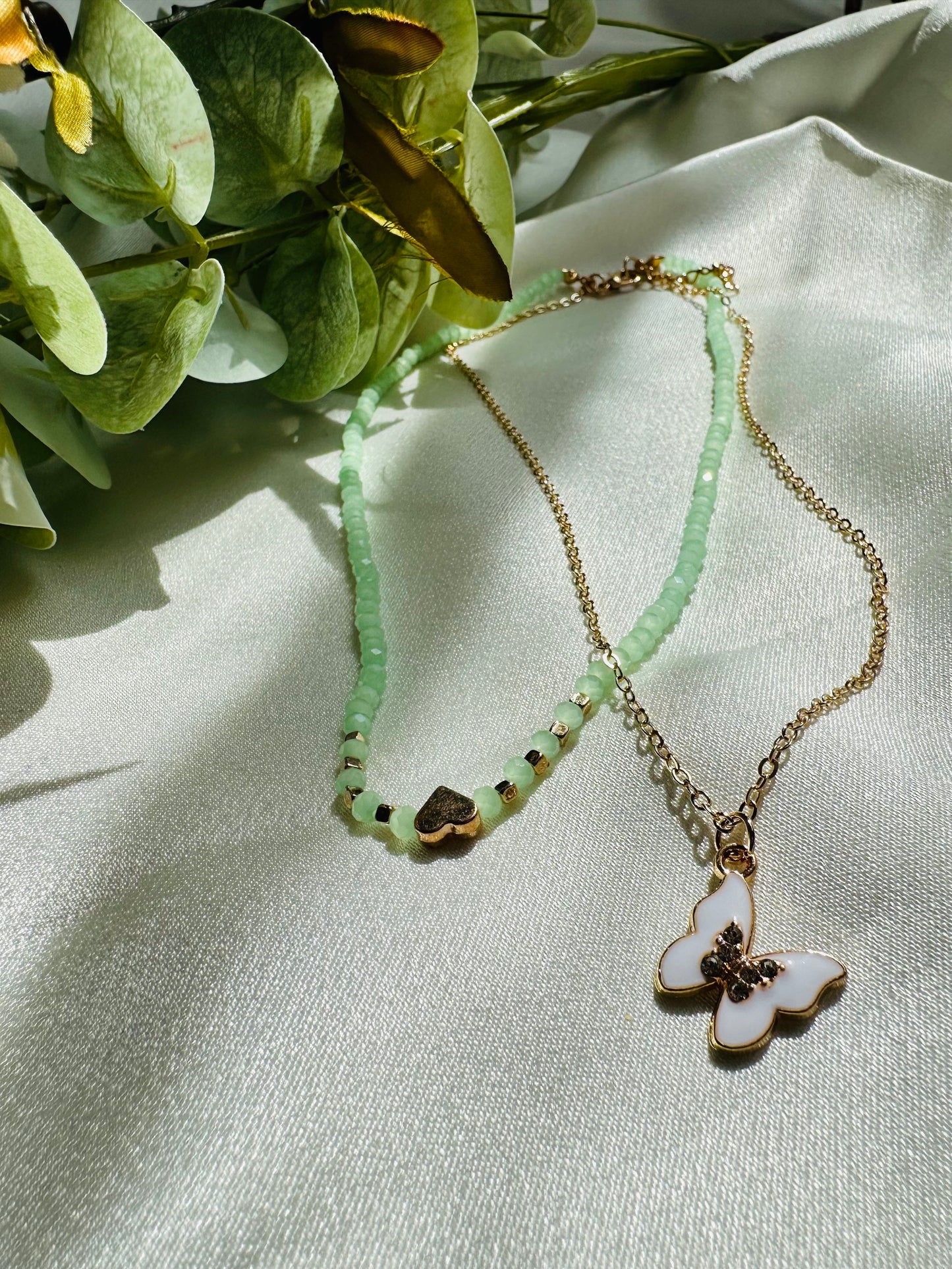 Butterfly Love Layered Necklace