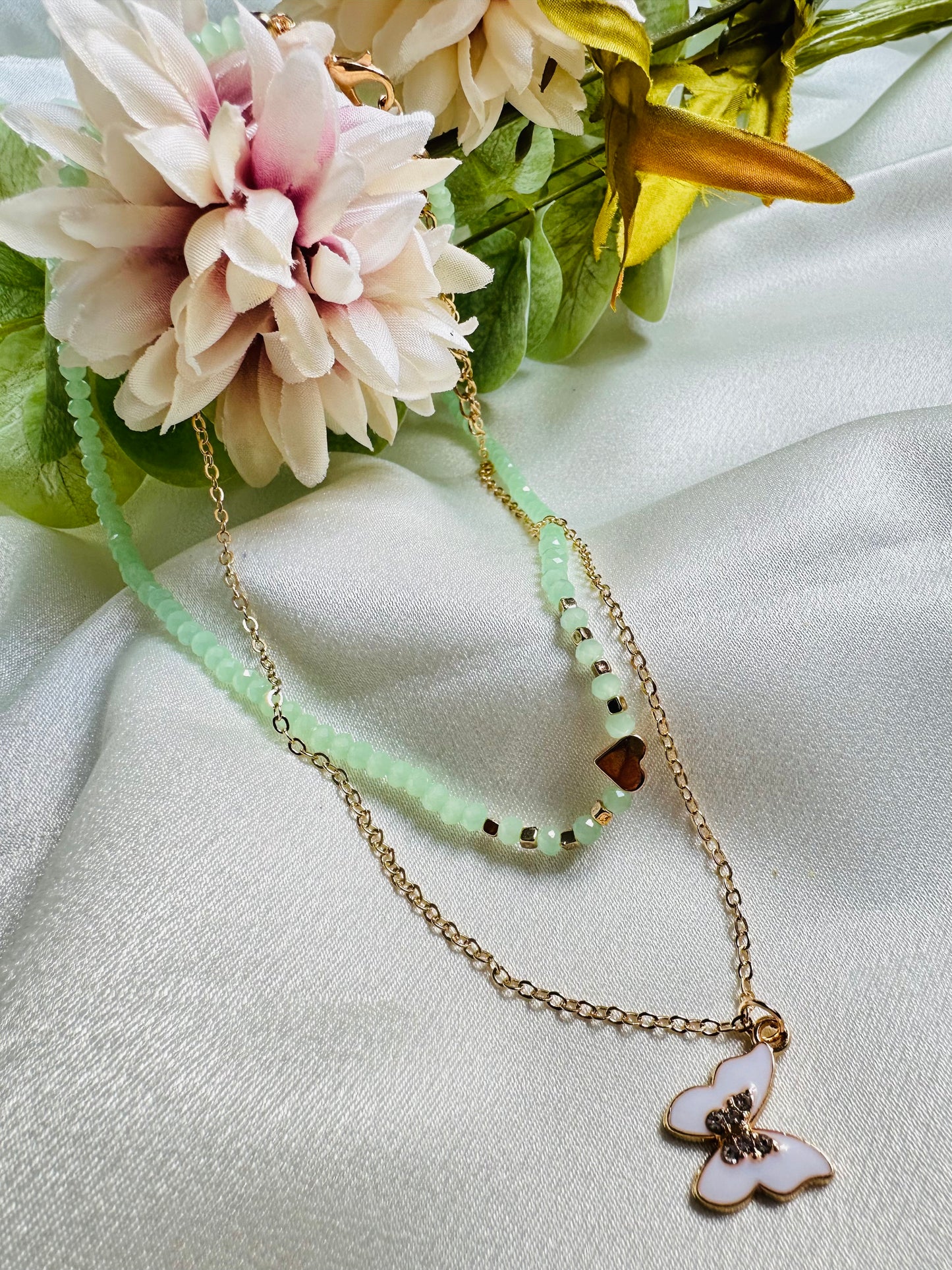 Butterfly Love Layered Necklace