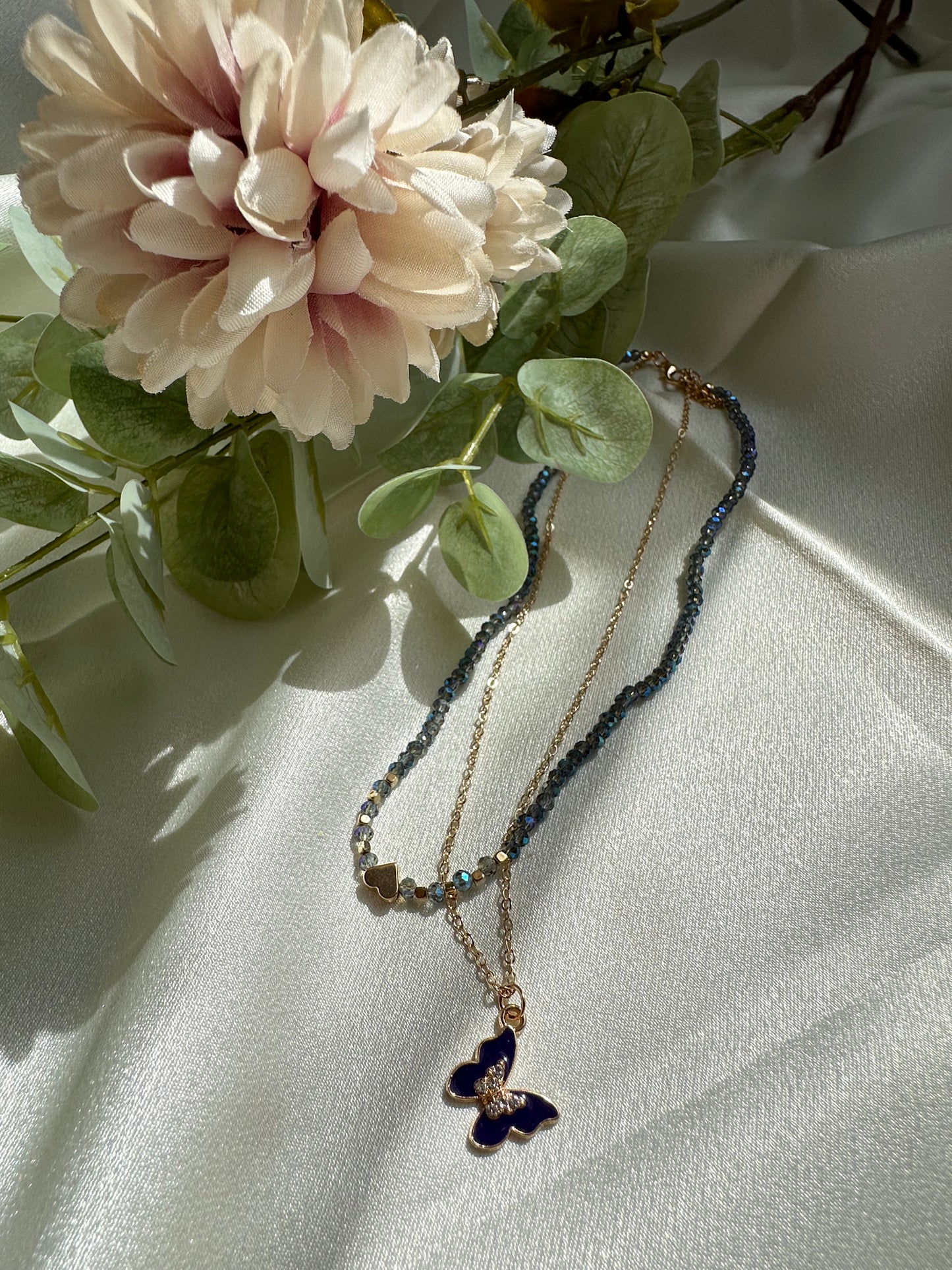 Butterfly Love Layered Necklace