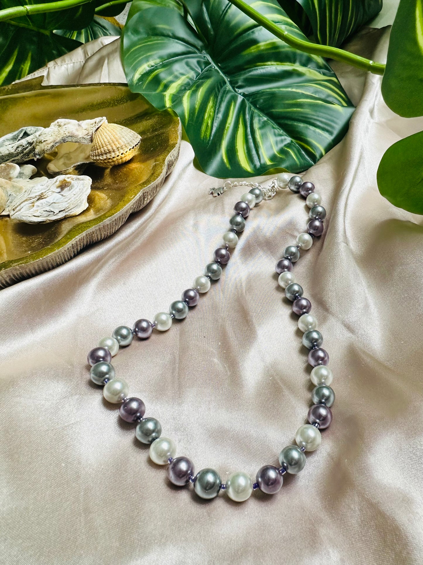 Victorian Twilight Pearl Necklace