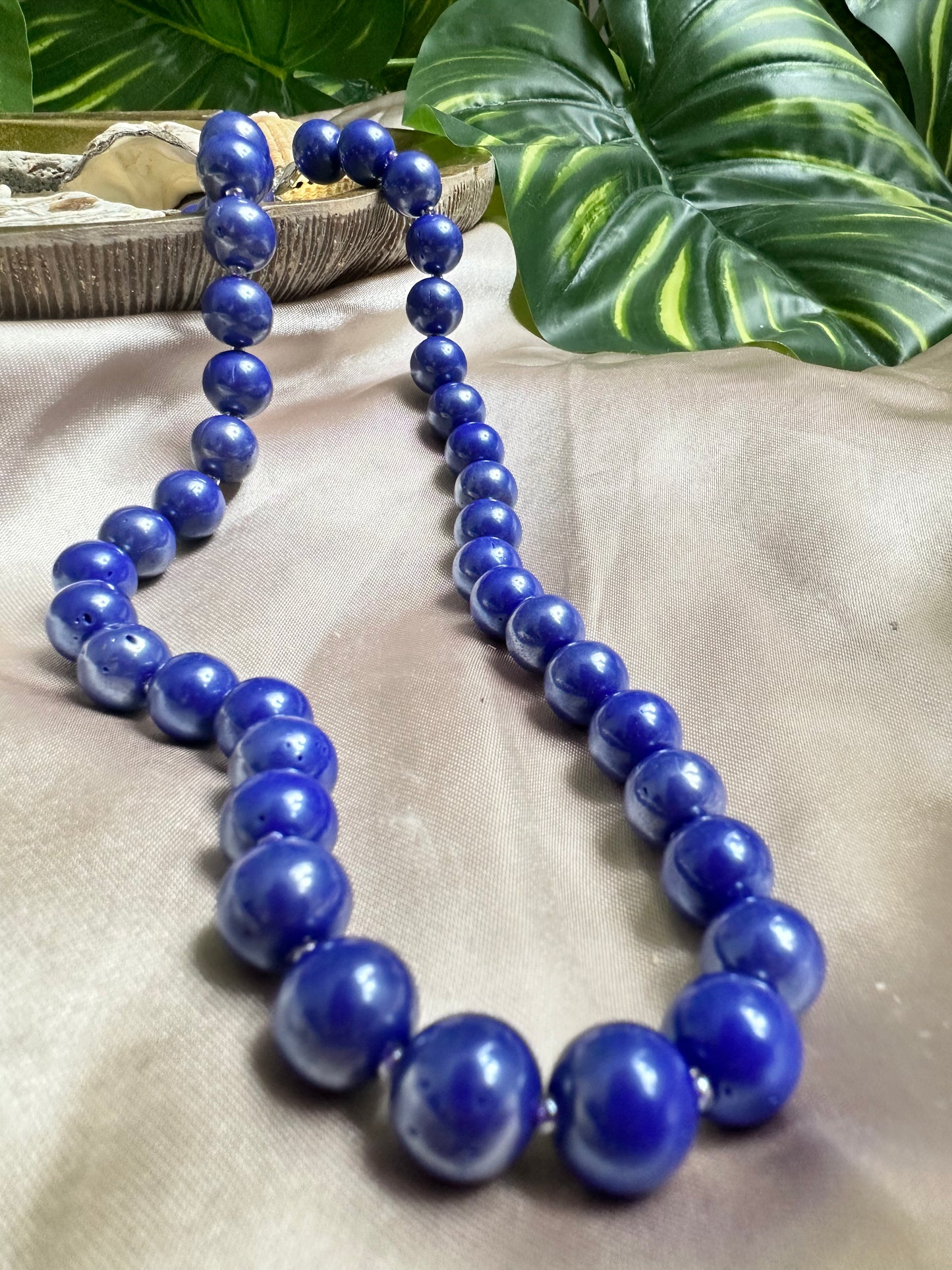 Deep Sea Twilight Beaded Necklace