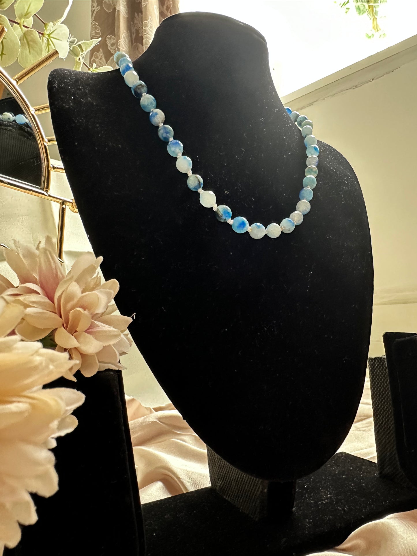 Sapphire Sky Stone Necklace