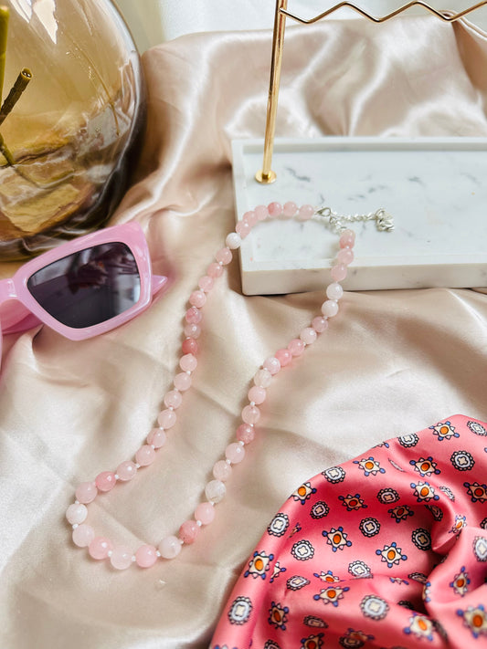 Cherry Blossom Stone Necklace