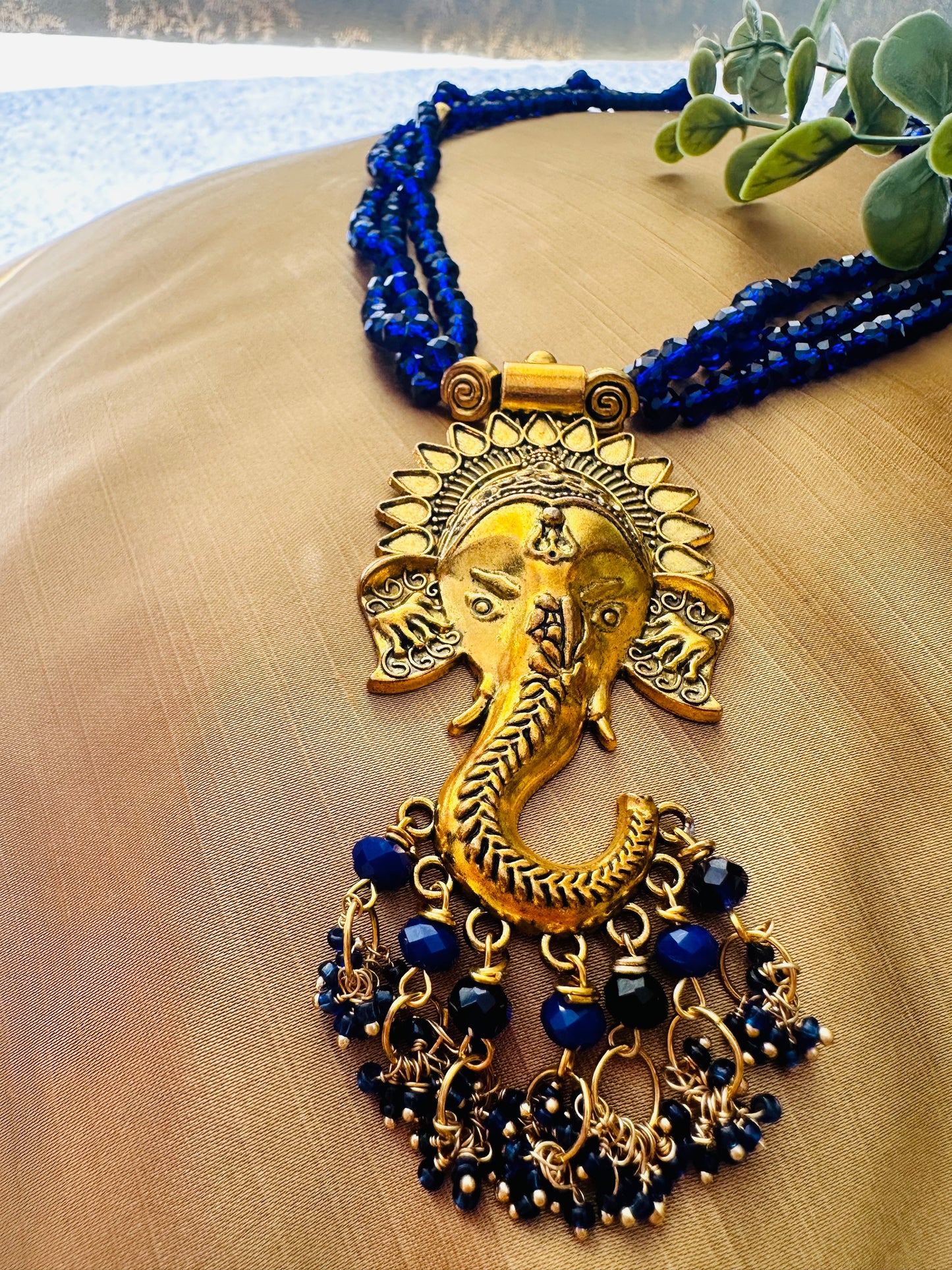 Trunk of Blessings Beaded Necklace with Pendant