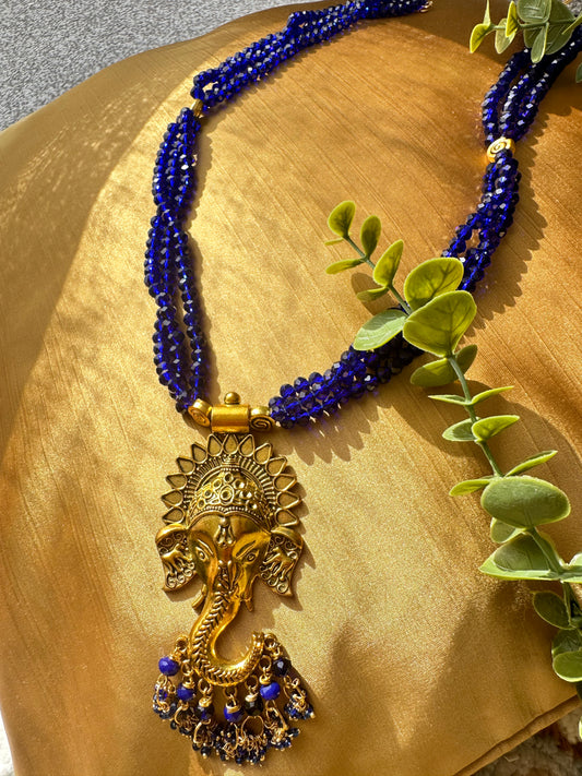 Trunk of Blessings Beaded Necklace with Pendant