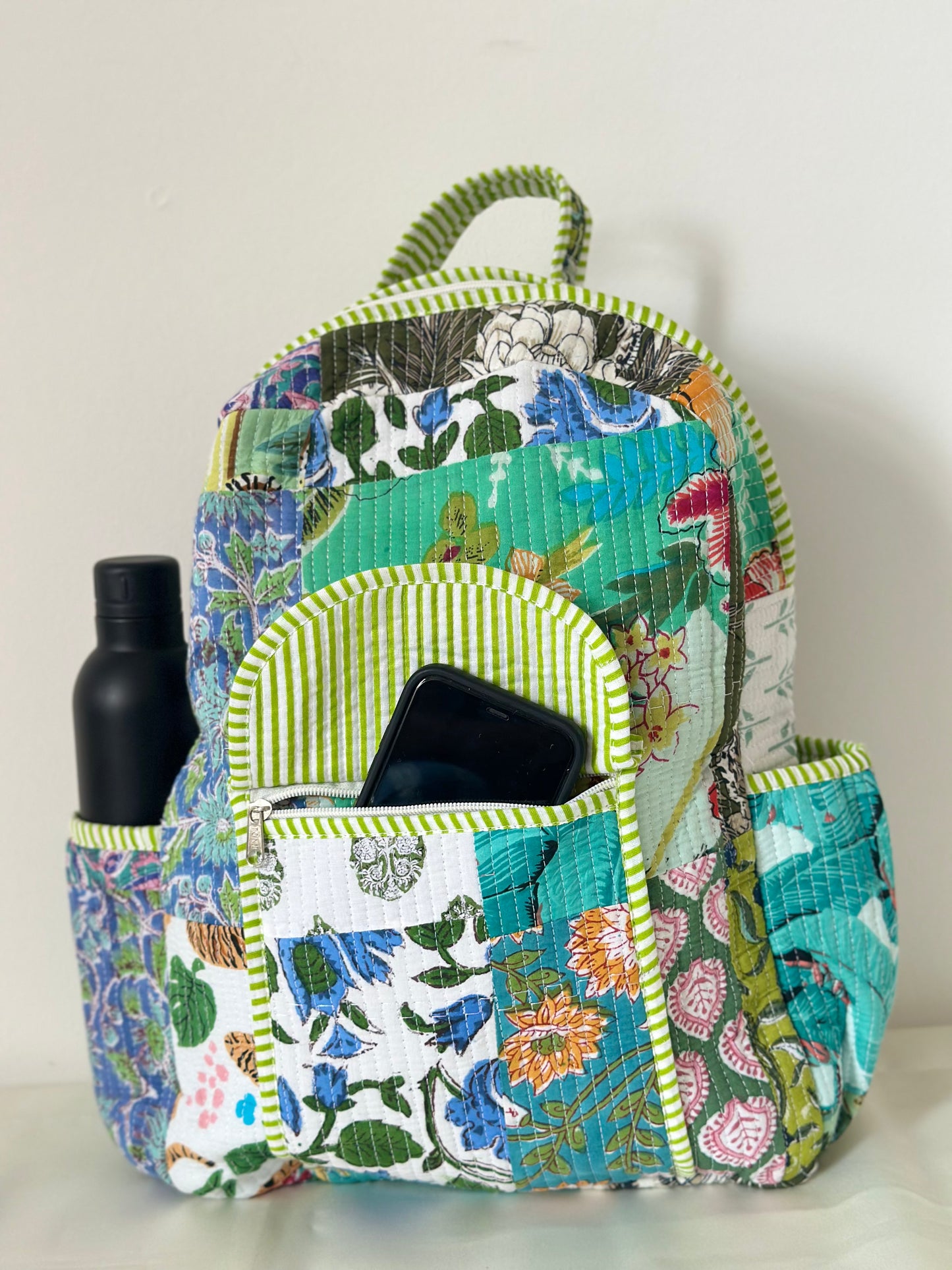 Greendale Handmade Quilted Backpack