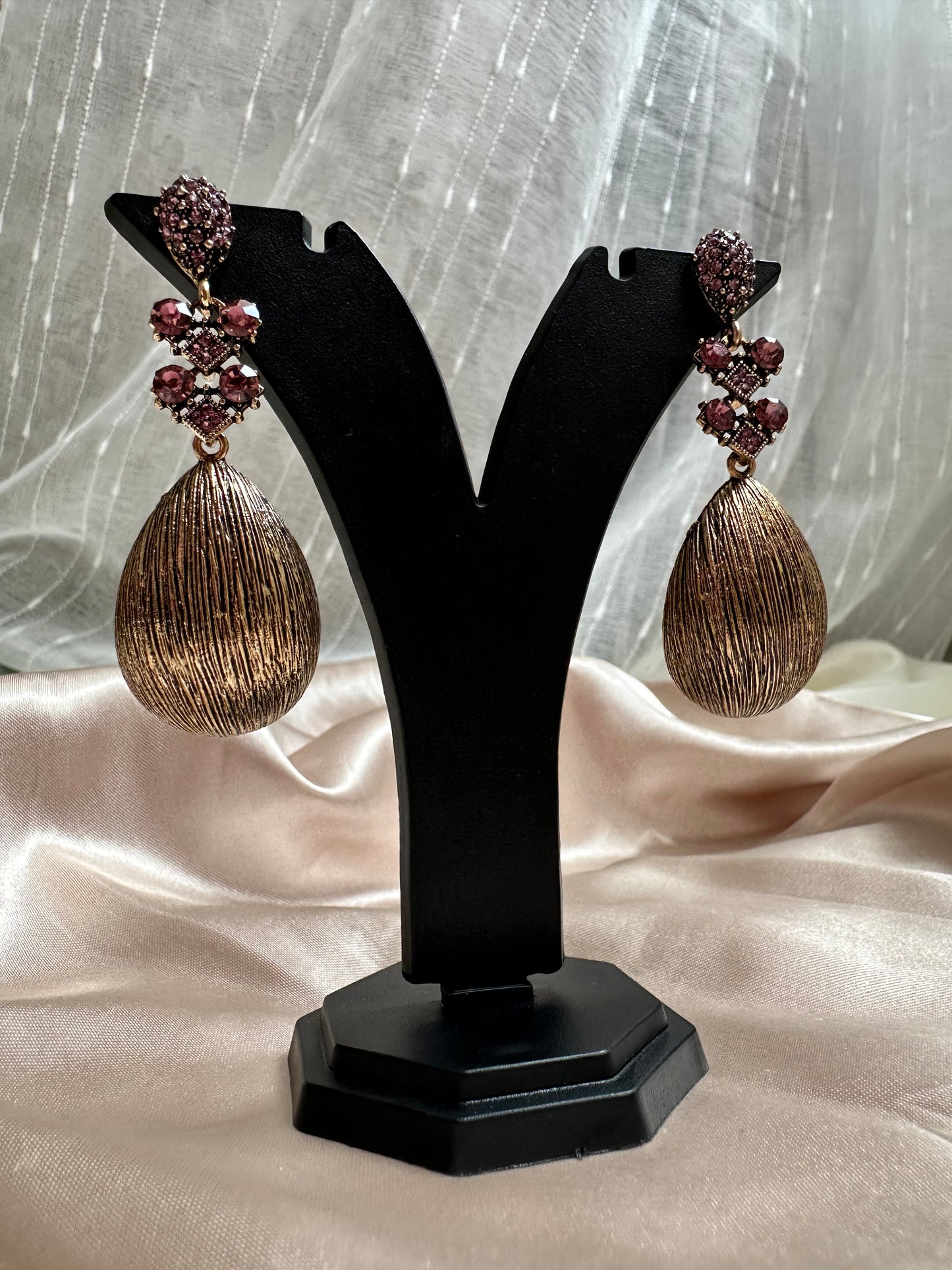 Rasira Dangler Earrings with Stones