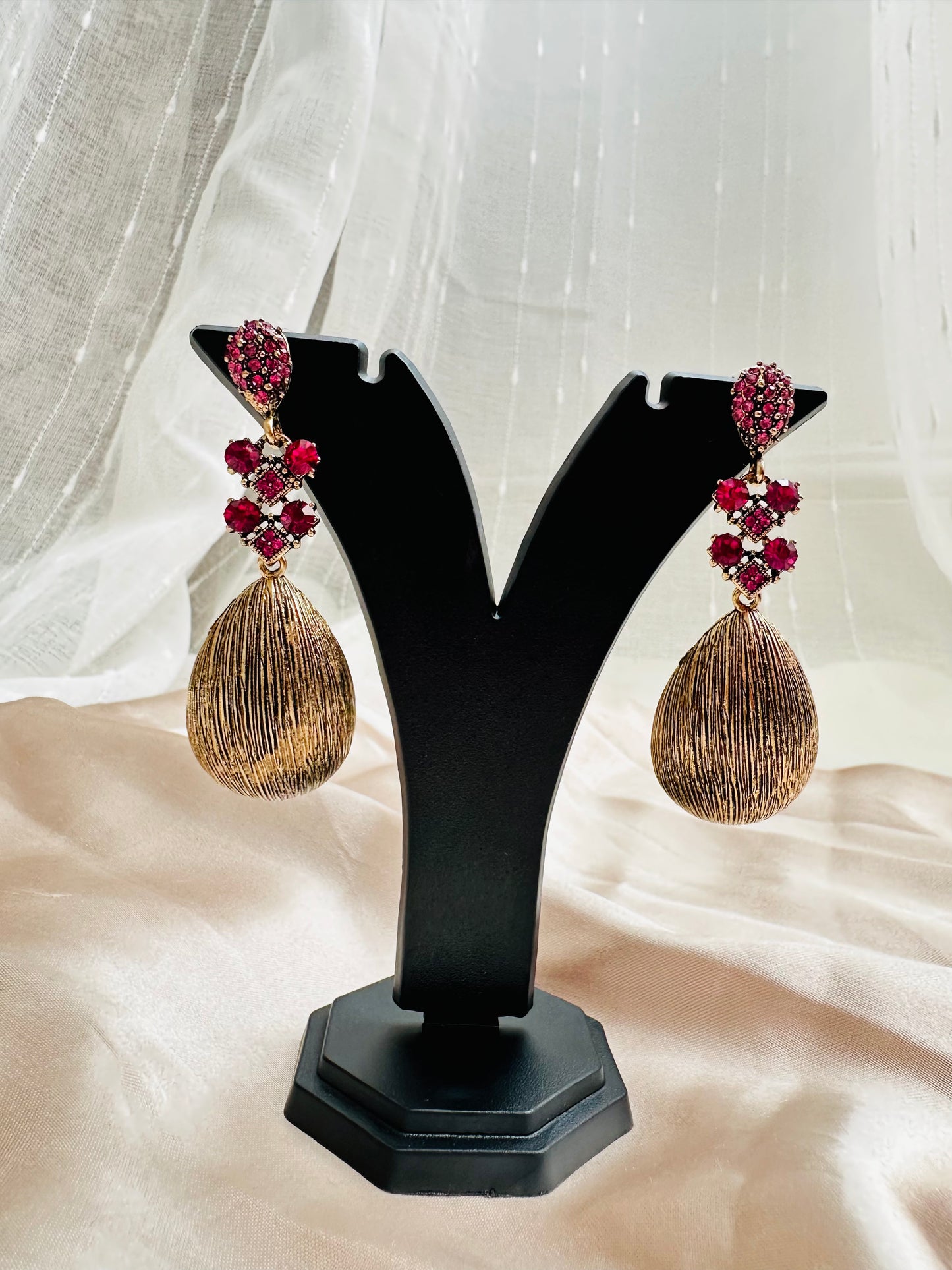 Rasira Dangler Earrings with Stones