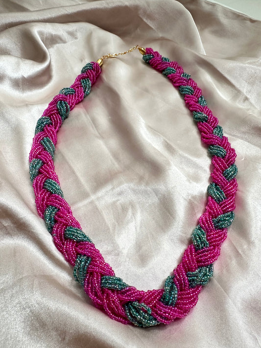 Gulaab Jal Braided Necklace