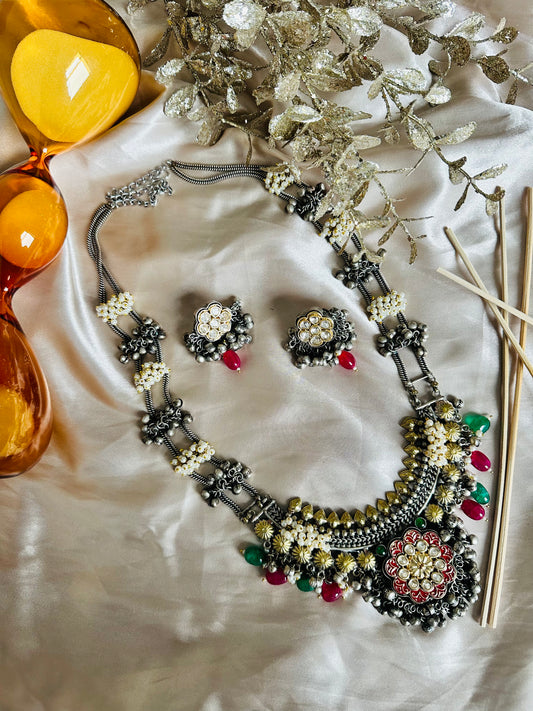 Crescent Bagecha Necklace Set