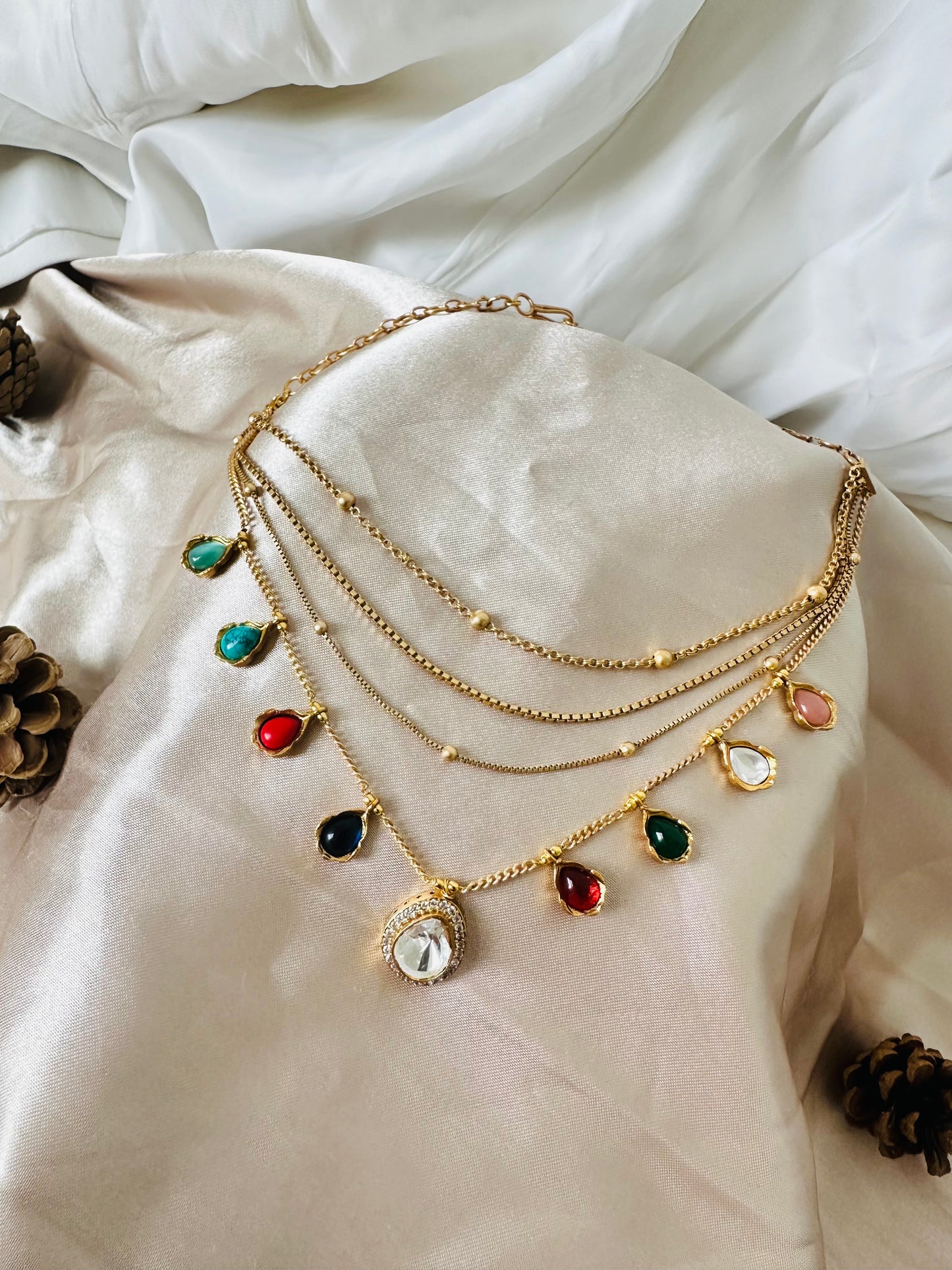 Dew Drops Layered Necklace