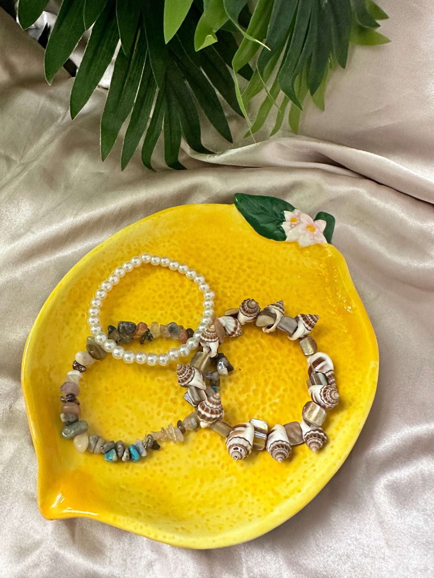 Pearl & Shell Harmony Bracelet Set