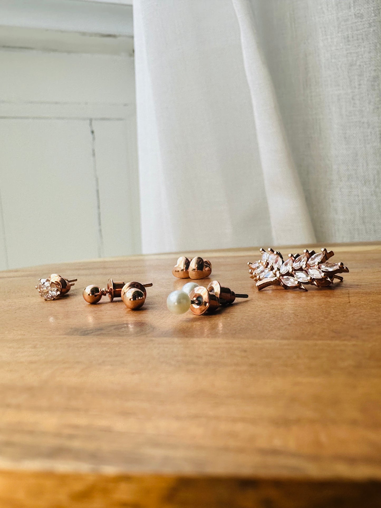 Eclectic Elegance Stud Earrings set of 5