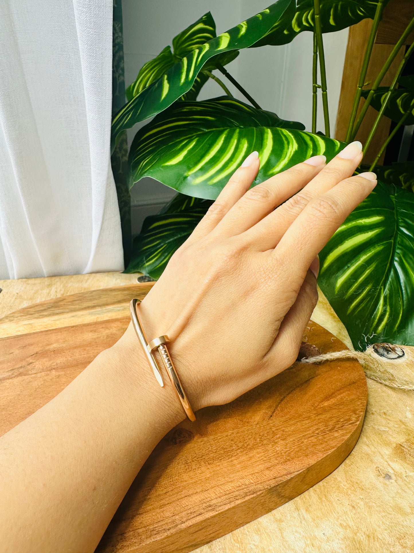 Nail Cuff Arm Bangle Bracelet