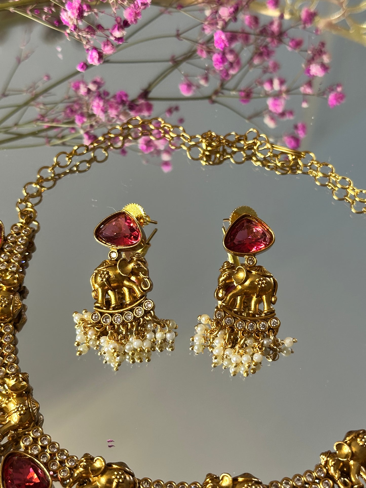 Gajraj Necklace Set