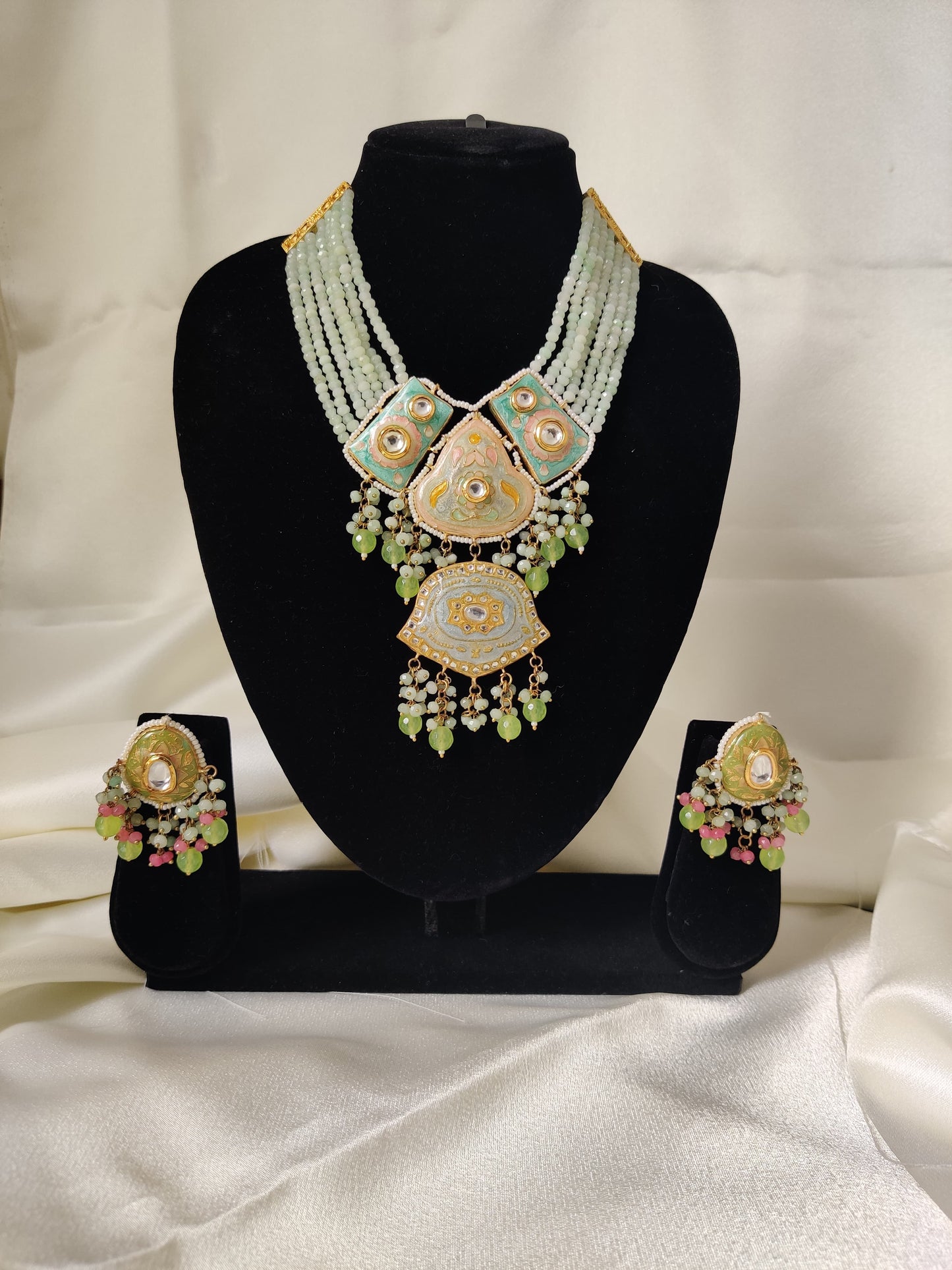 Garden of Elegance Jadau Kundan Meenakari Set